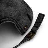 Filipina Embroidered Vintage Cotton Twill Cap